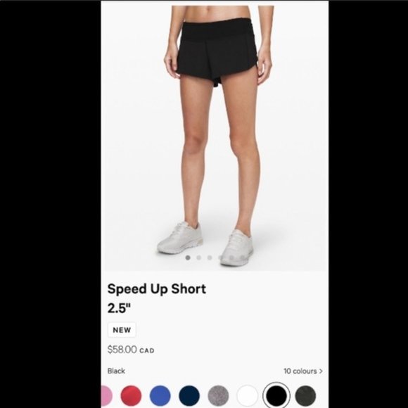 Lululemon Speed Up Short EUC - Picture 1 of 5